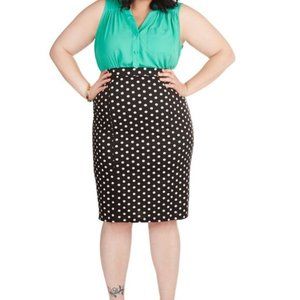 Modcloth Style Essential Skirt in Dots